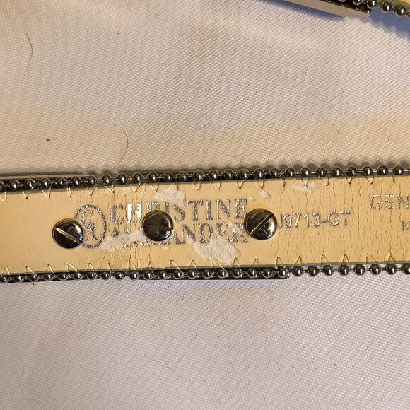 Christine Alexander leather belt - Picture 5 of 7